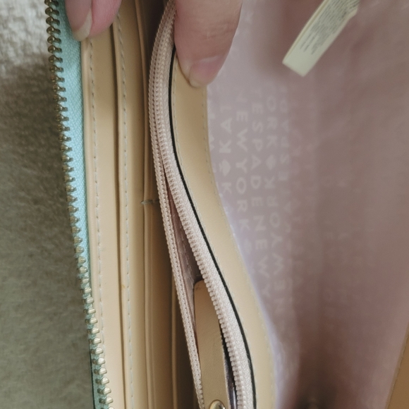 Kate Spade Mintmojito Green Wellesley Neda Wallet Code: Wlru-1153 Like New - Picture 7 of 15